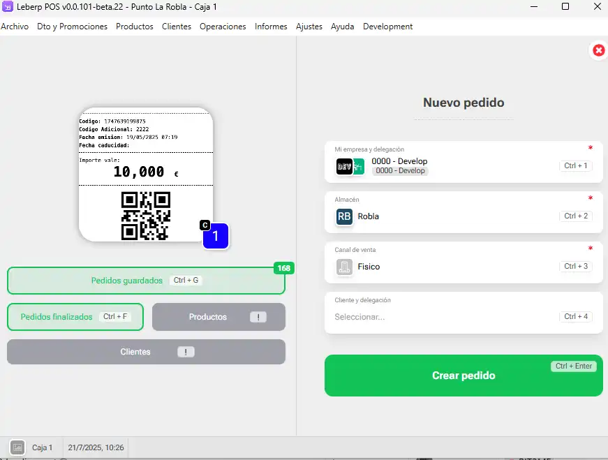 TPV Leberp Escritorio
